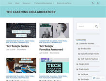 Tablet Screenshot of learningcollaboratory.com